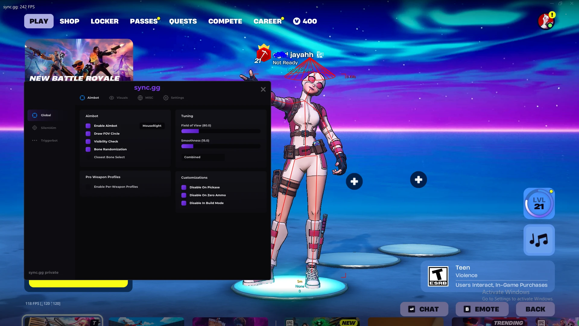 Fortnite Slotted